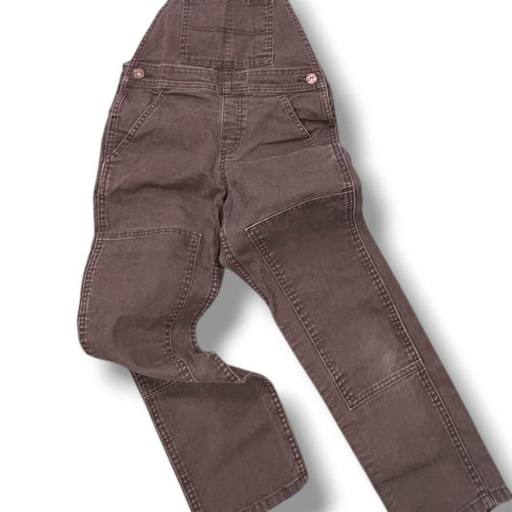 Kids REI Charcoal overalls with adjustable straps